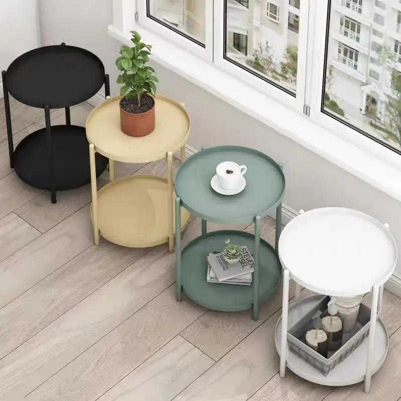 2-х уровневый зеленый приставной столик - Фотография_5