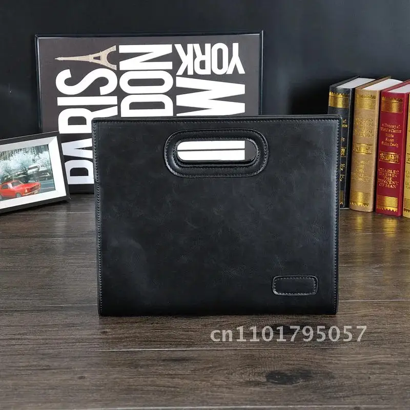 ﻿   новая модная мужская кожаная сумка crazy horse - Фотография_4