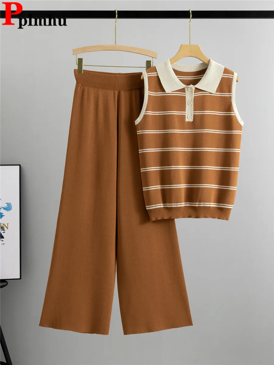 Женский комплект из 2-х предметов в полоску - Фотография_6