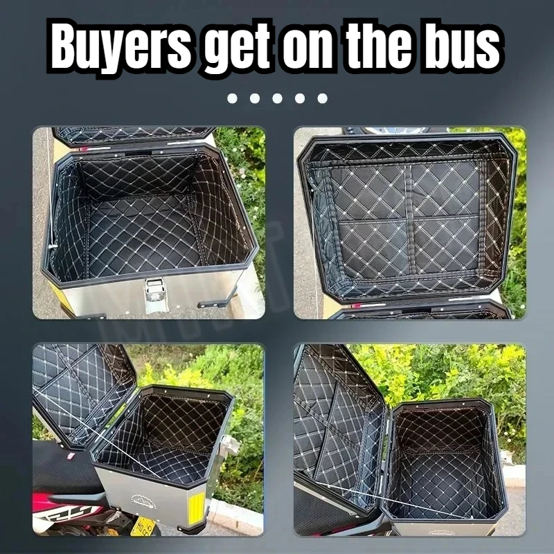 Универсальный квадратный ящик для багажника мотоцикла - Фотография_6