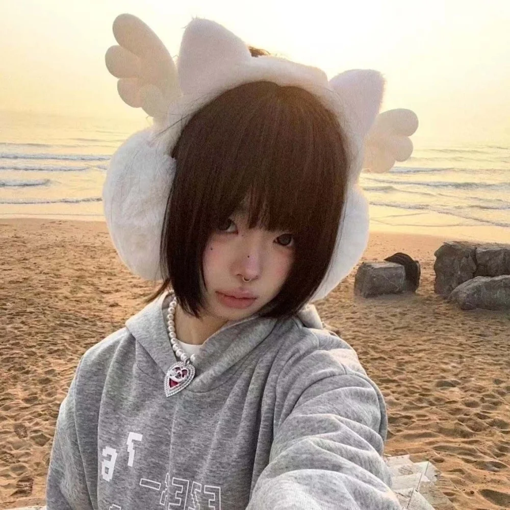 Наушники с крыльями ангела на хэллоуин - Фотография_6