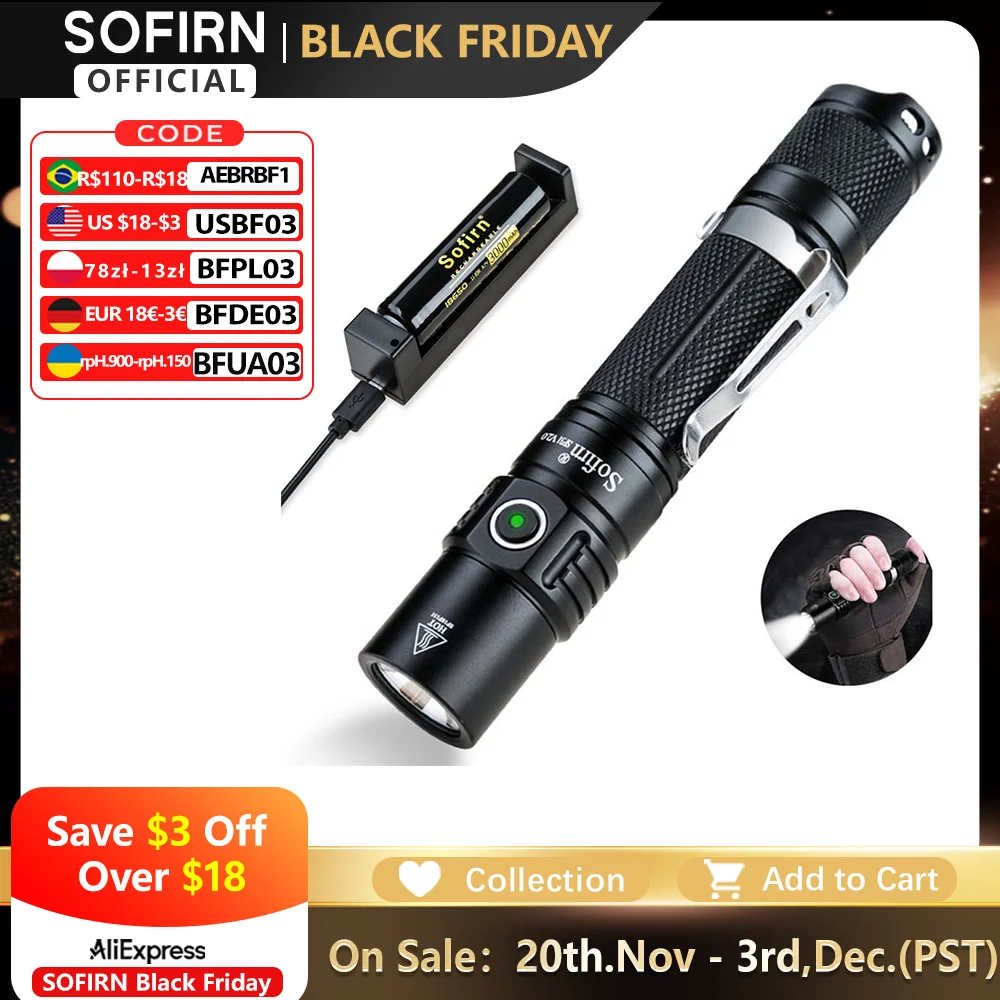 Sofirn sp31 v2.0 мощный тактический