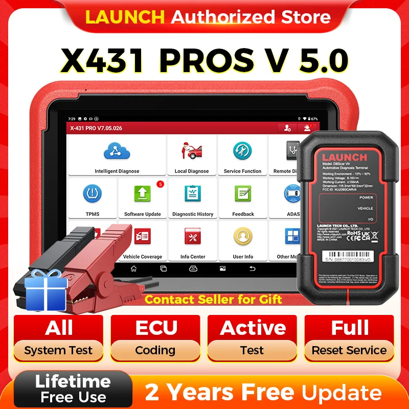 Russian version диагностические инструменты launch x431 pros v 5
