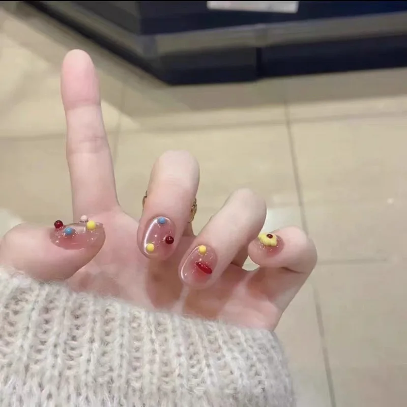 Носимые ногти ручной работы с набором инструментов - Фотография_5