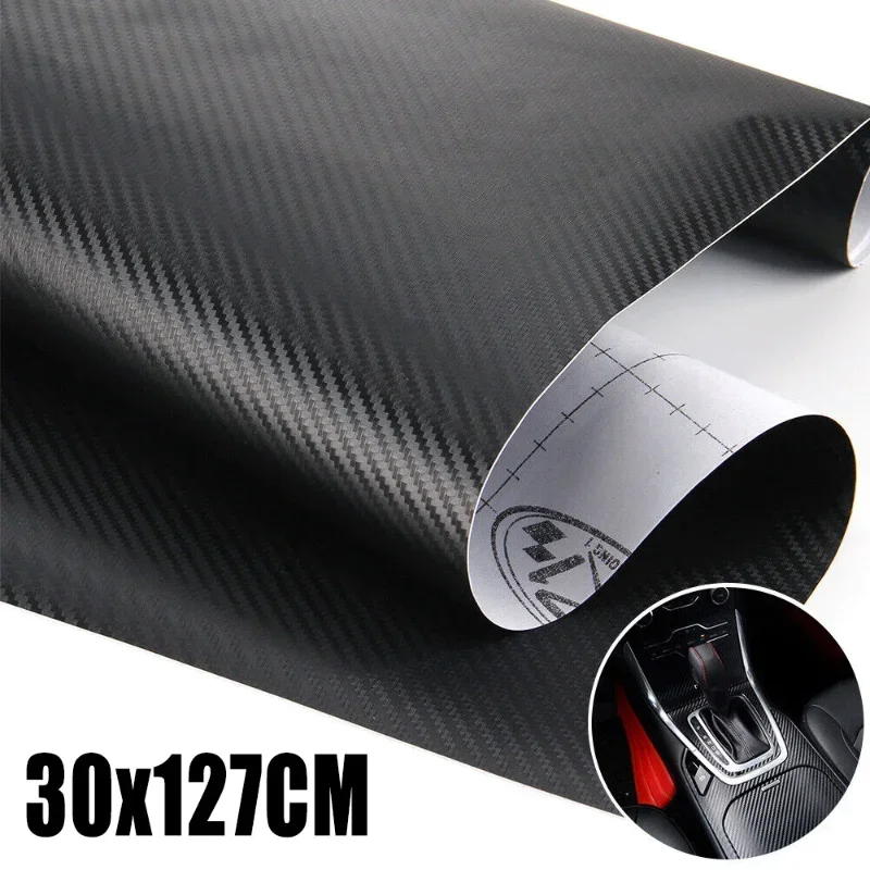 30x127 см автомобильная 3d пленка из углеродного волокна - Фотография_6