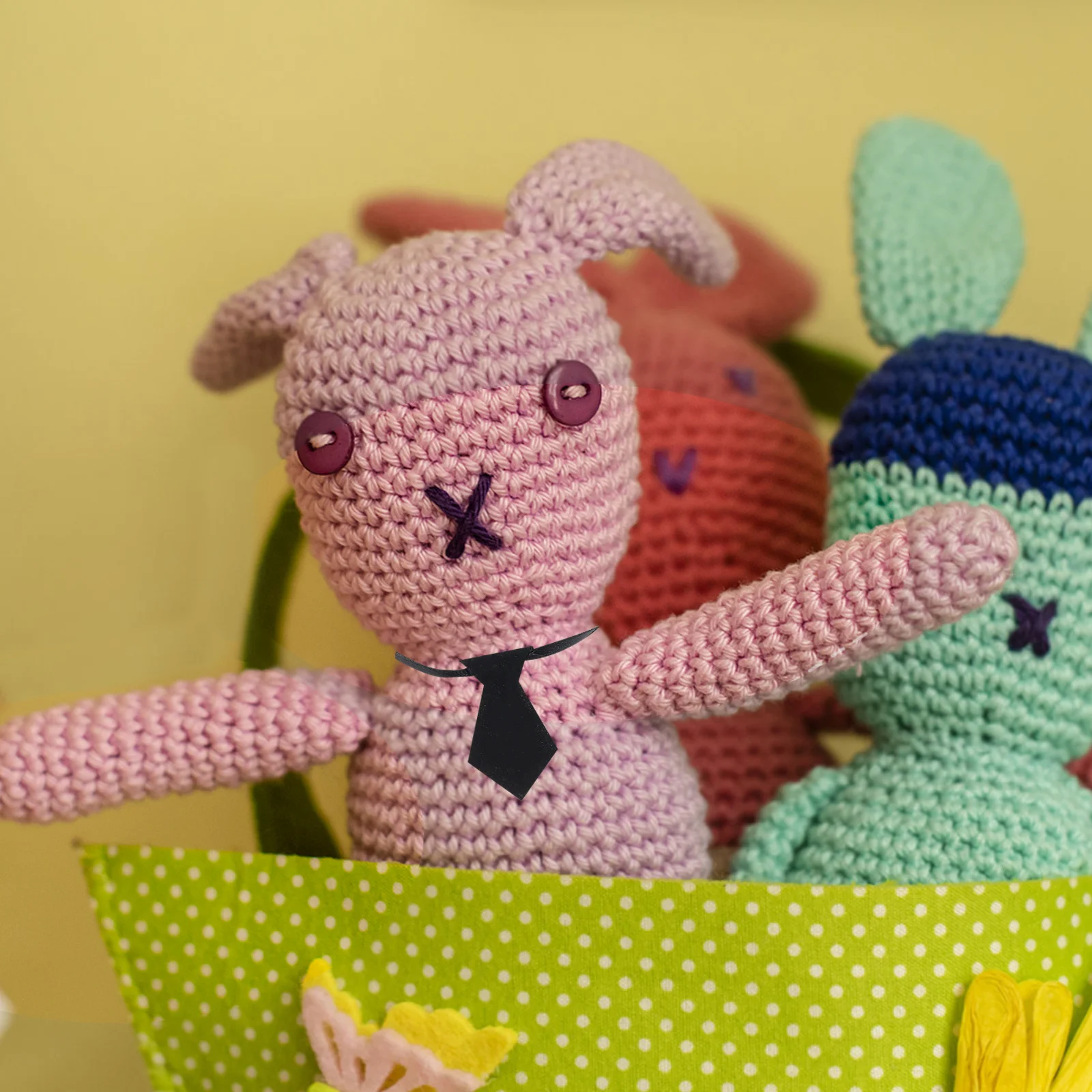 Черные галстуки, мягкие хлопковые - Фотография_4