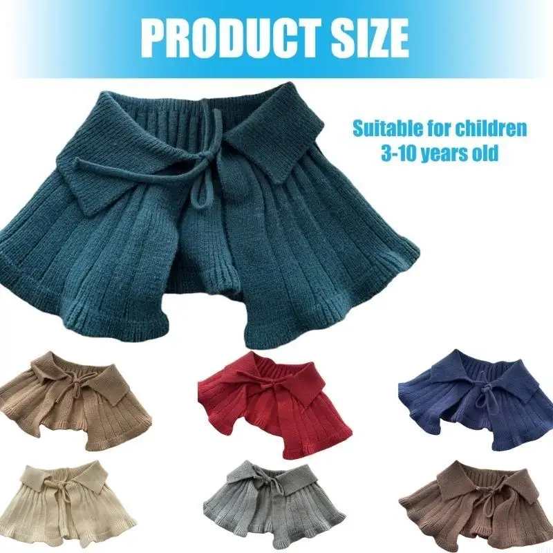 581f незаменимая вязаная шаль для маленьких девочек - Фотография_6