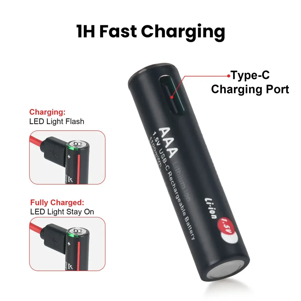 Soshine aaa 1,5 в 1100 мвтч литиевые - Фотография_4