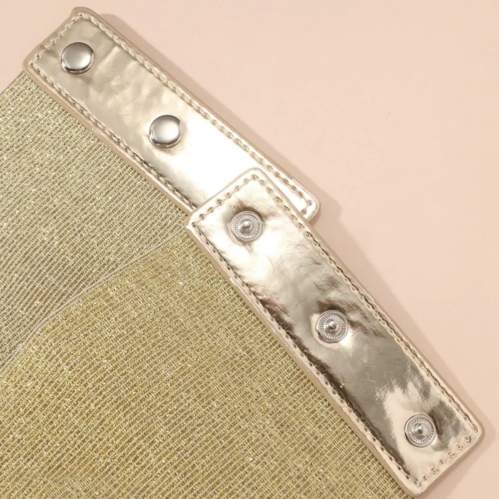 Простые золотые пояса из искусственной кожи с высокой талией - Фотография_2