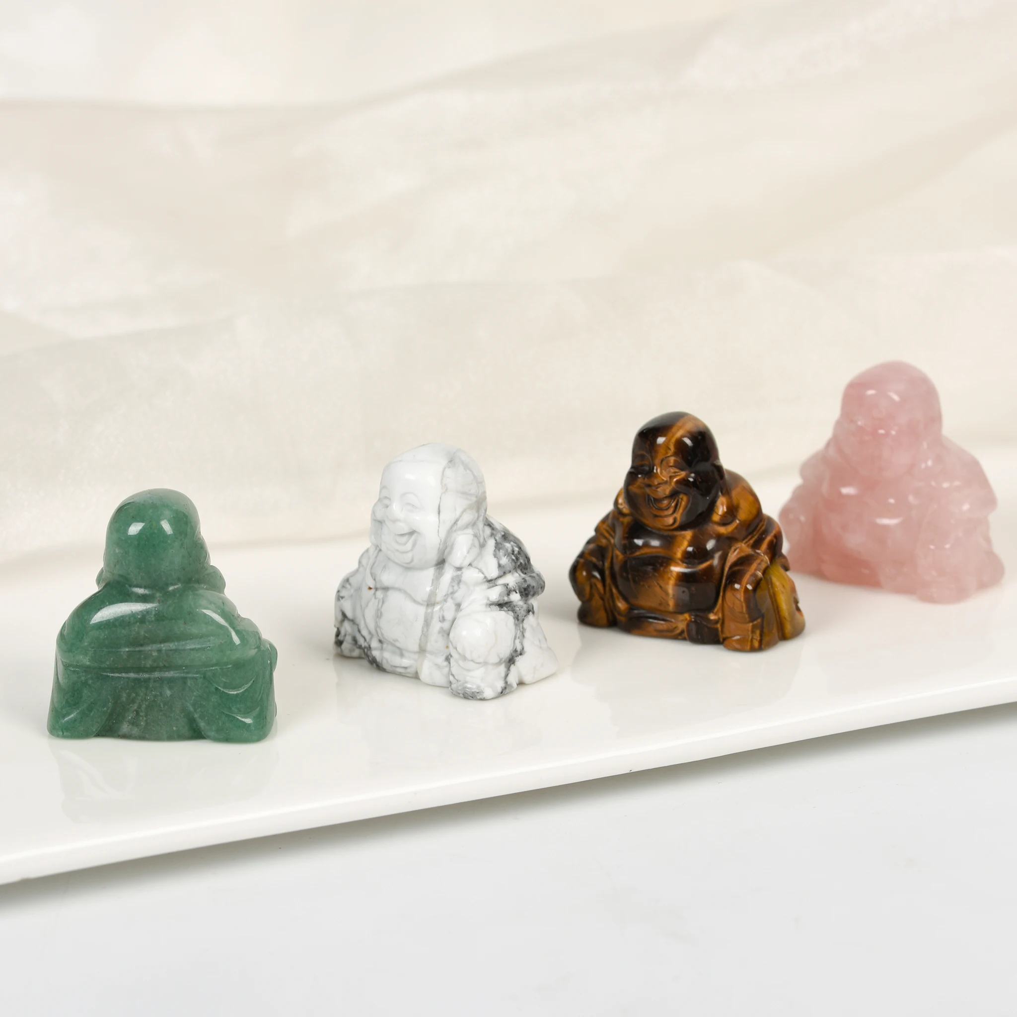 Кристалл смеющаяся резьба будды - Фотография_3