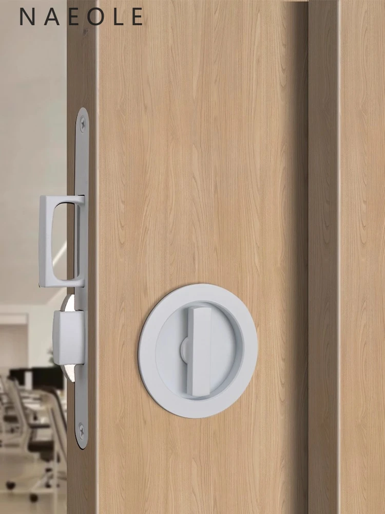 Карманный деревянный замок для раздвижной двери - Фотография_2