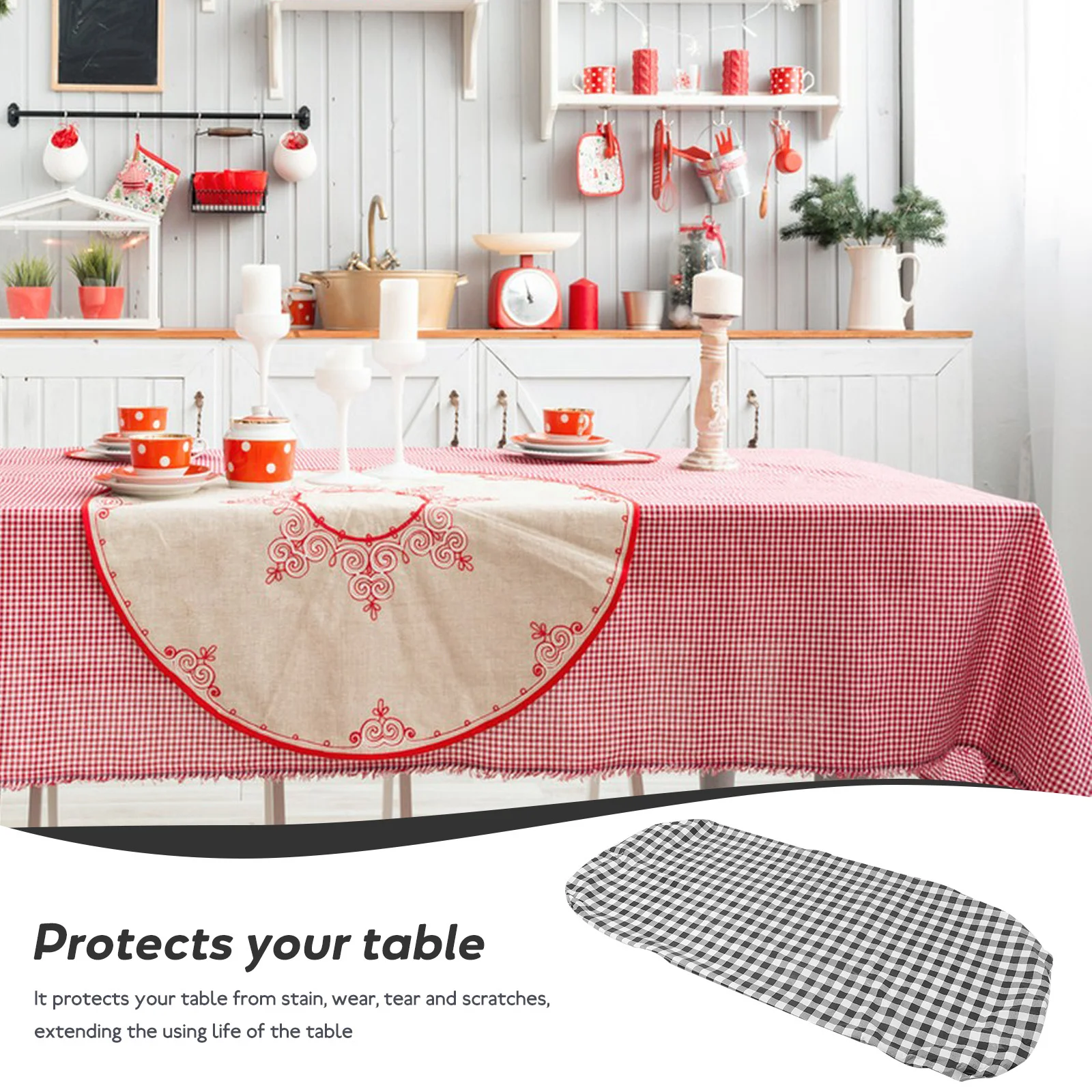 Уличная эластичная крышка для стола - Фотография_4