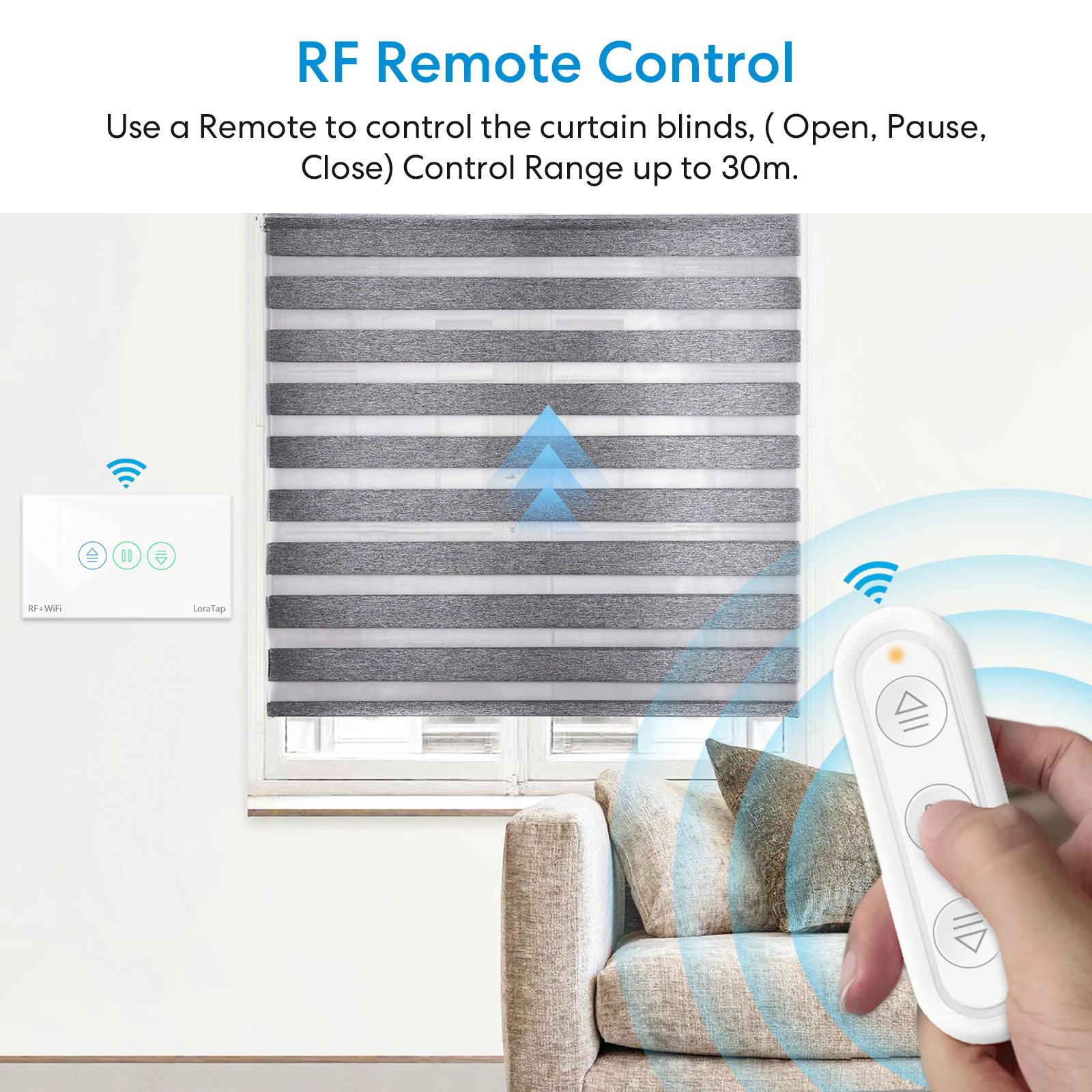 Tuya smart life переключатель штор - Фотография_5