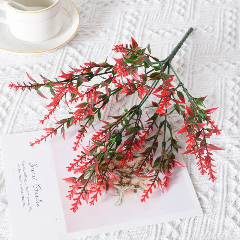 Имитация цветка, 7 вилок, лаванда, - Фотография_3