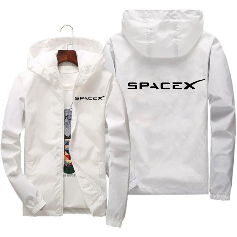 New mens spacex space x logo hoodies - Фотография_3