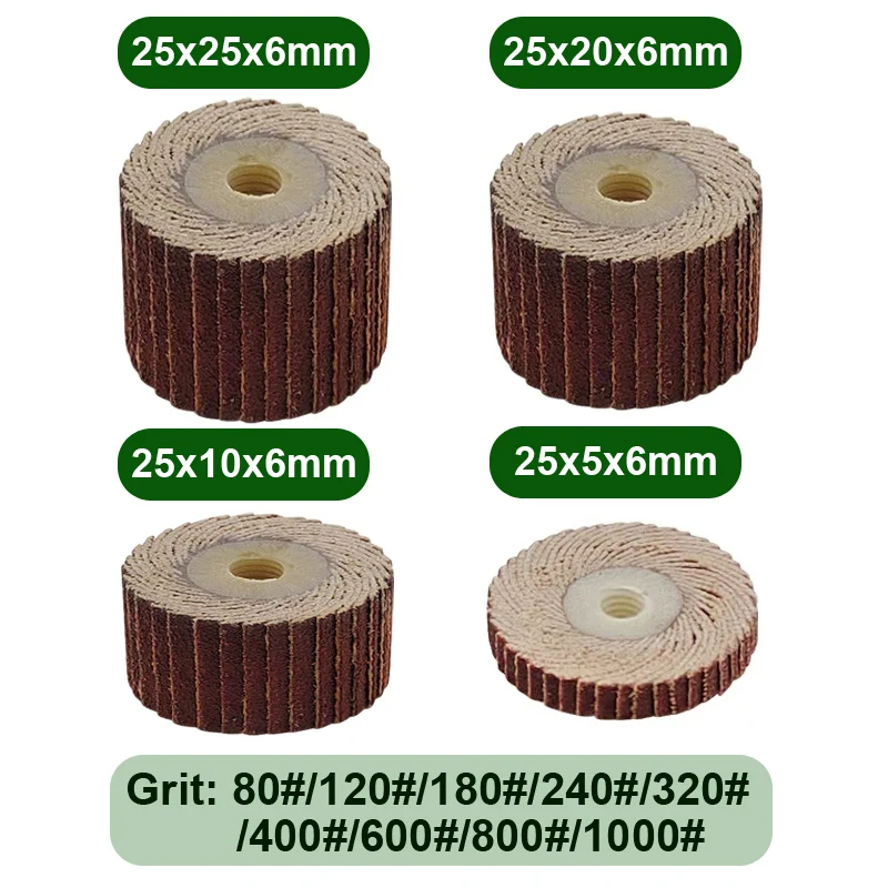 Диаметром 25мм. набор шлифовальных пластин с хвостовиком 6 мм 1/4 дюйма - Фотография_2