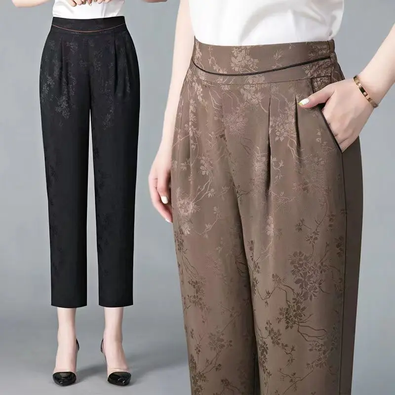 Летние тонкие модные женские брюки 2023 - Фотография_6