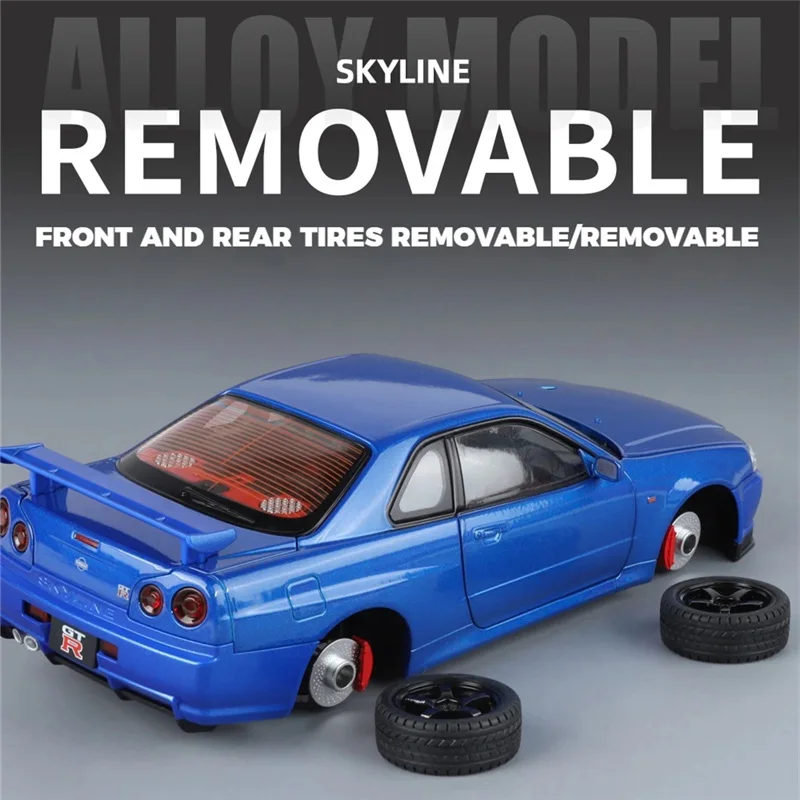 1:18 skyline ares gtr gt-r r34 - Фотография_4