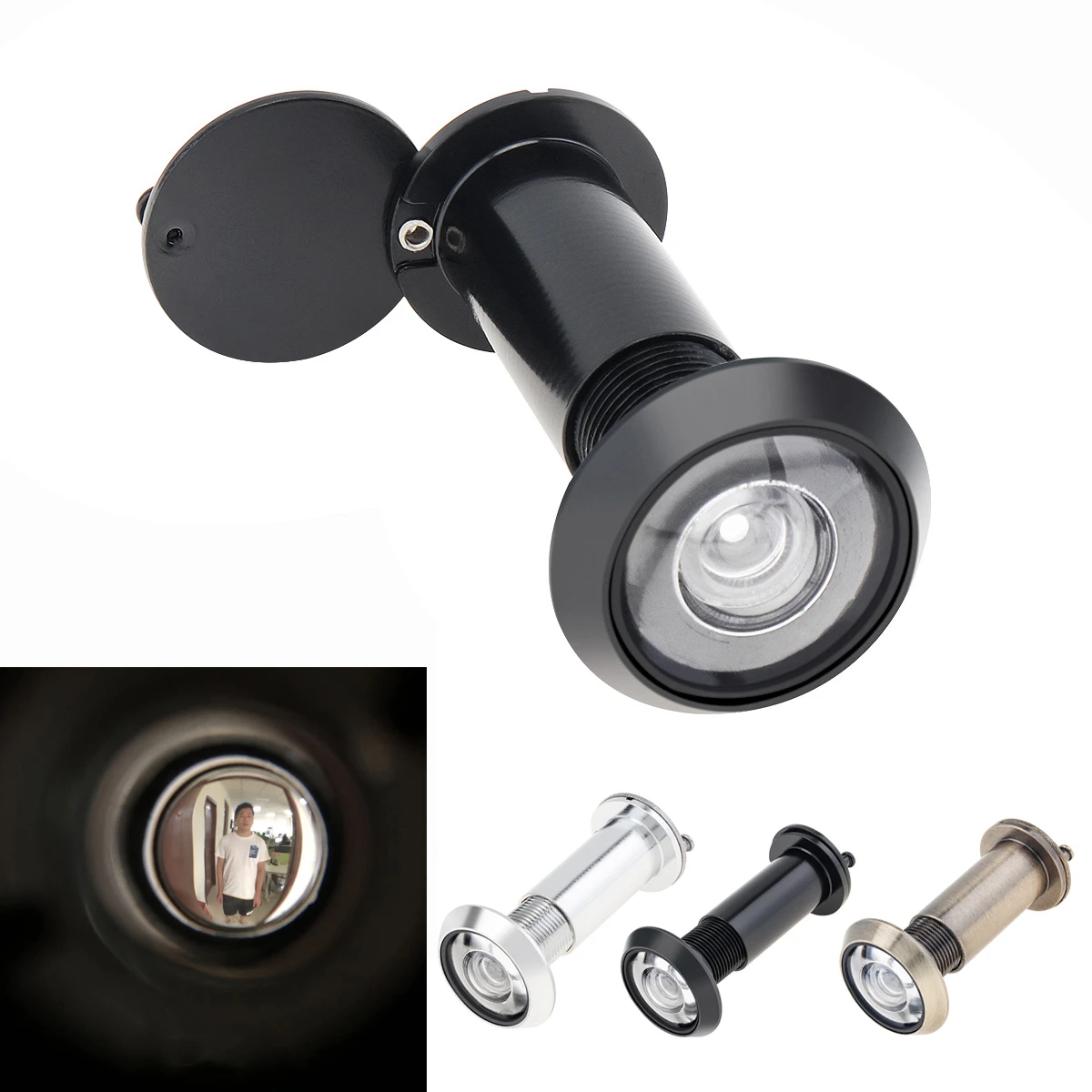 16 мм 200 градусов дверной глазок