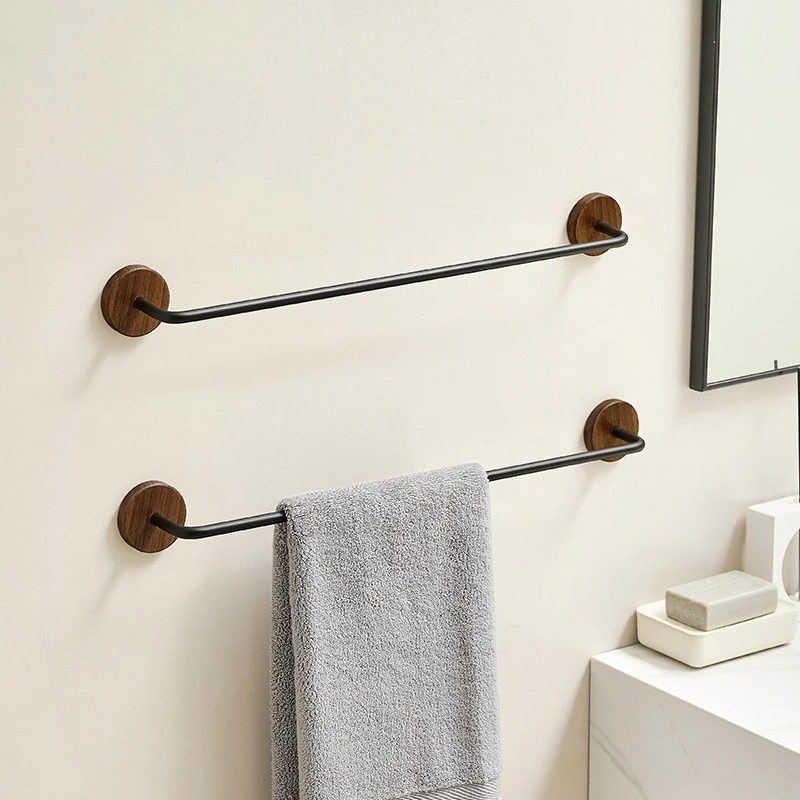 Вешалка для полотенец из орехового дерева в античном стиле