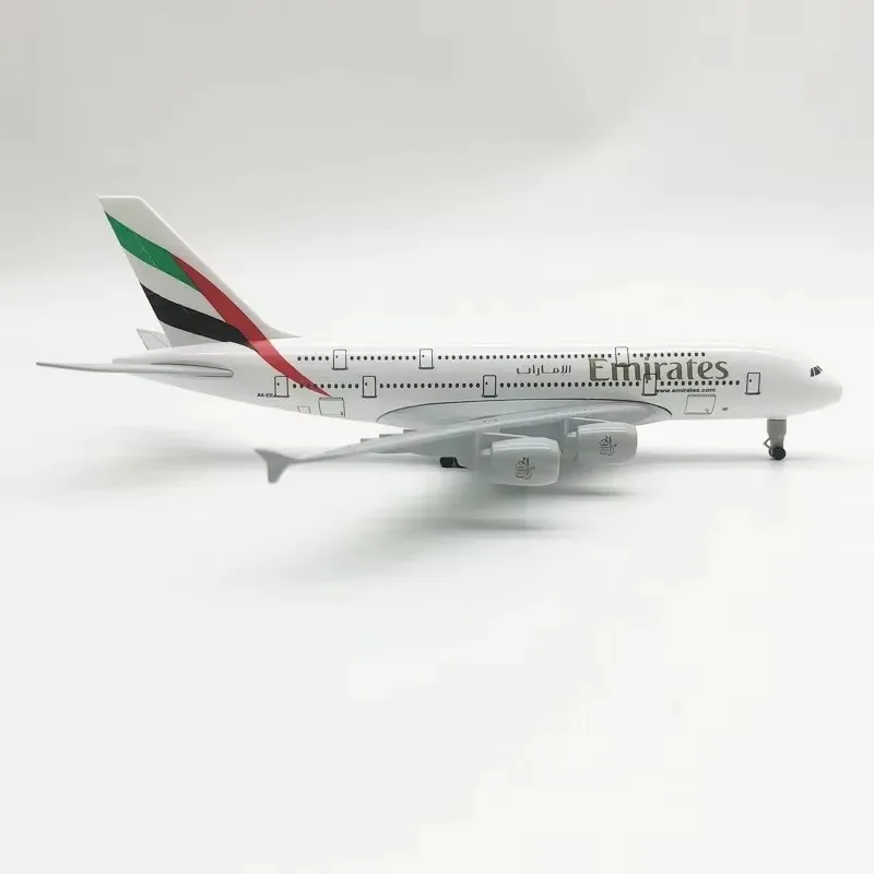 20 см a380 emirates airlines 1:400 модель самолета из сплава airbus - Фотография_3