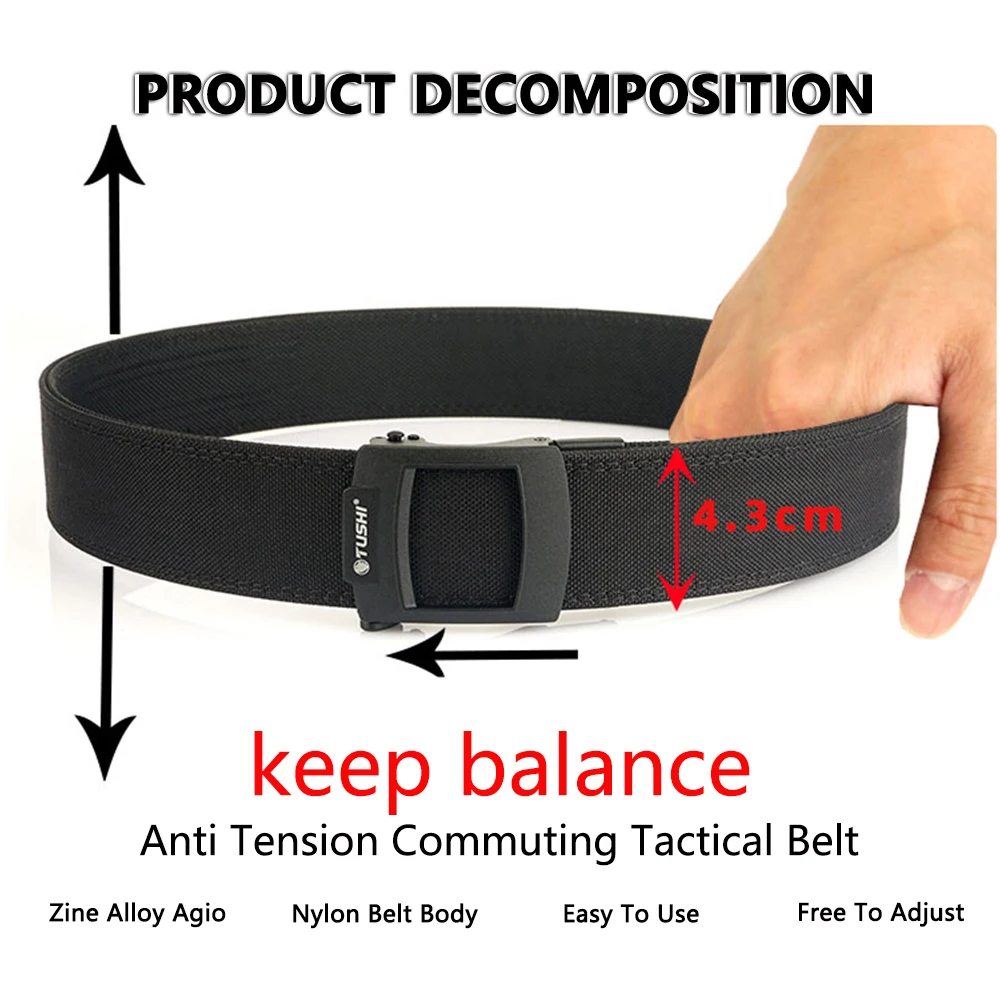 Tushi новый 4,3 см спортивный ремень для пистолета для мужчин - Фотография_2