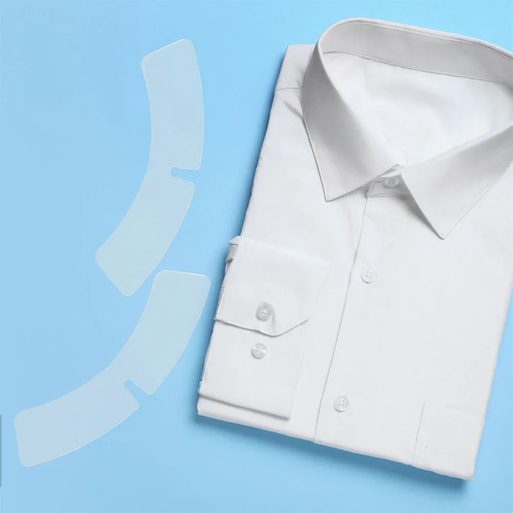 Прозрачные пластиковые вставки для воротника рубашки для мужчин - Фотография_6