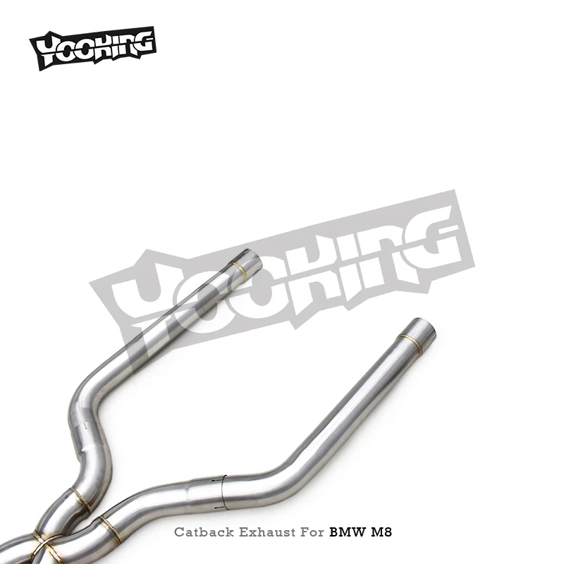 Oem выхлопные трубы catback для bmw m8 gran coupe f93 4 - Фотография_3