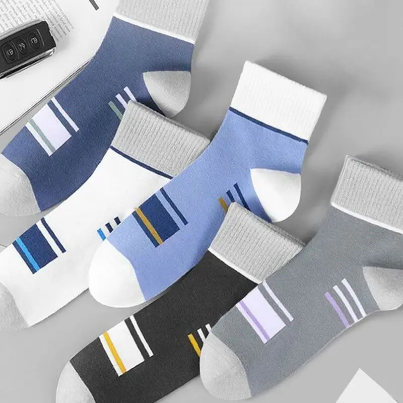 6pairs men socks breathable cotton - Фотография_4