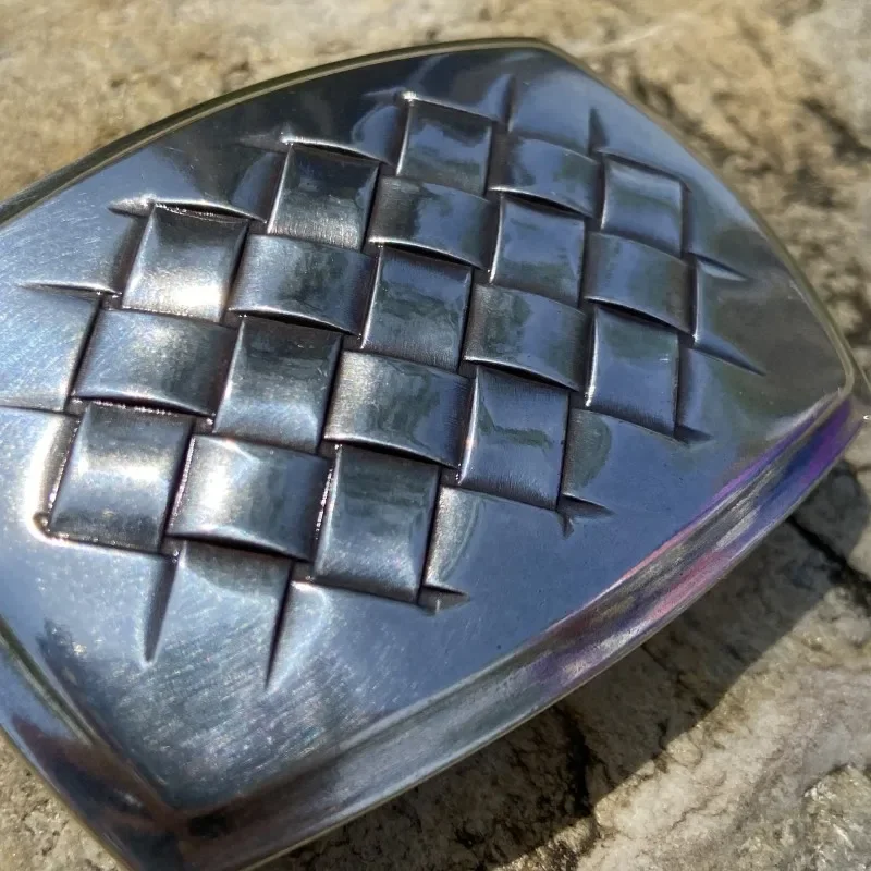 Ковбойская металлическая тканая мужская пряжка из сплава - Фотография_3