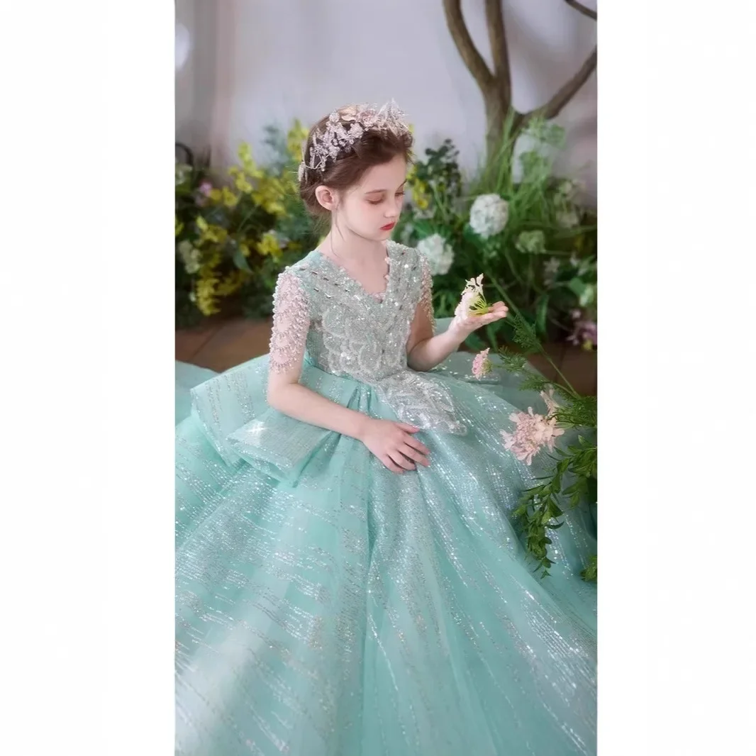 Элегантное торжественное платье для девочек - Фотография_4