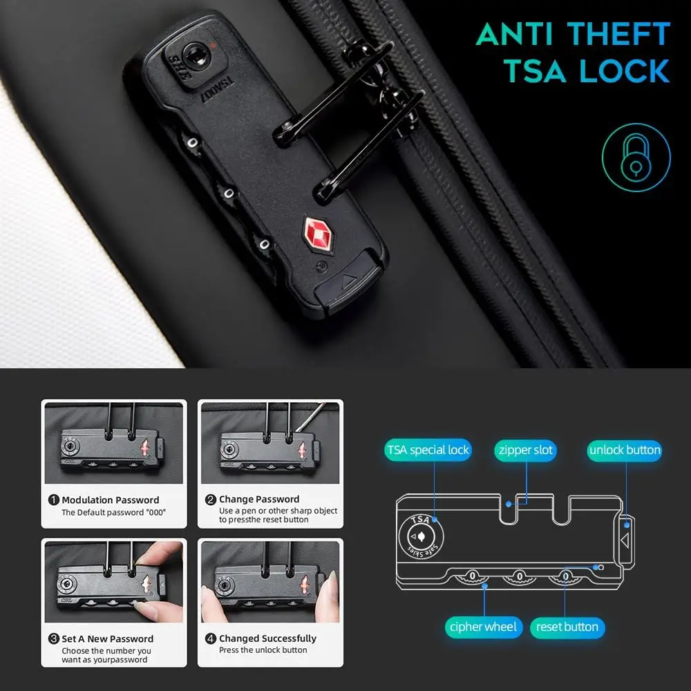 Бизнес-рюкзак для ноутбука bange подходит для ноутбука 15 - Фотография_3