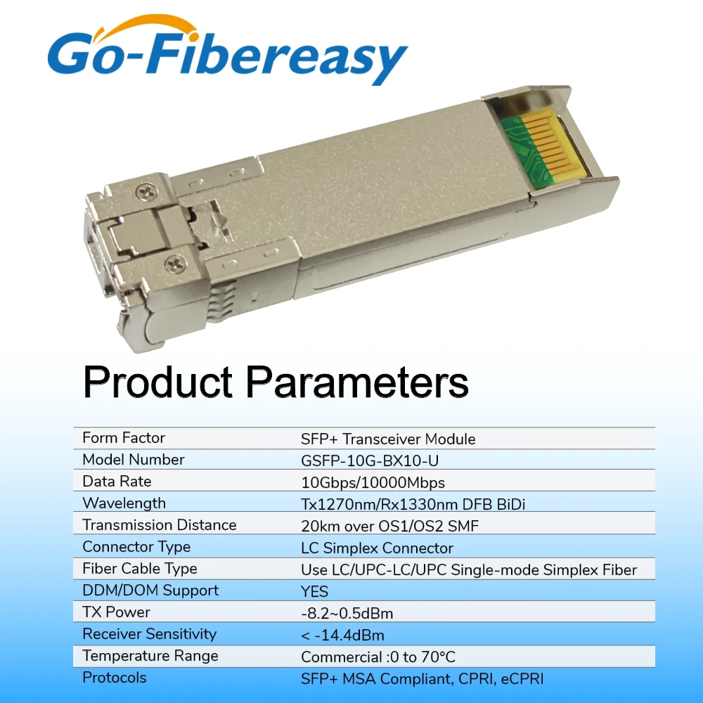 Sfp 10 гб bidi lc wdm модуль 10 - Фотография_2