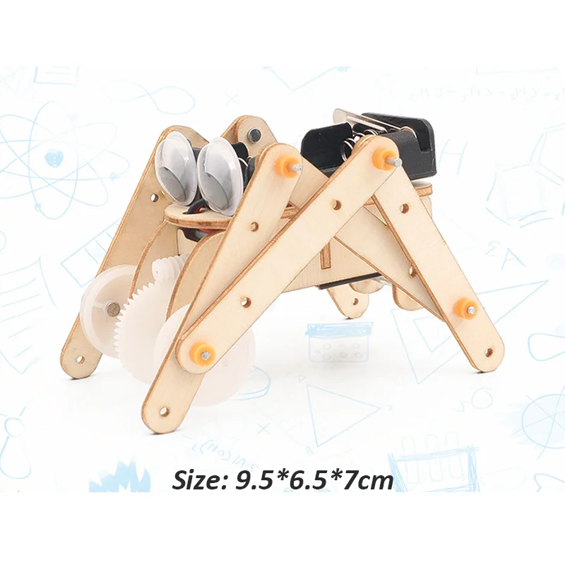 Diy робот-паук stem игрушки технология - Фотография_5