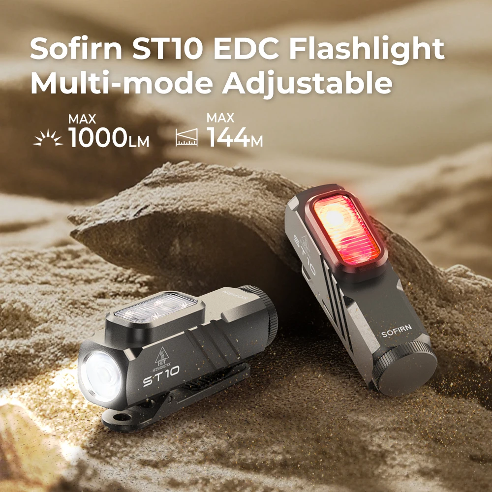 Sofirn mini st10 1000lm edc фонарик - Фотография_2