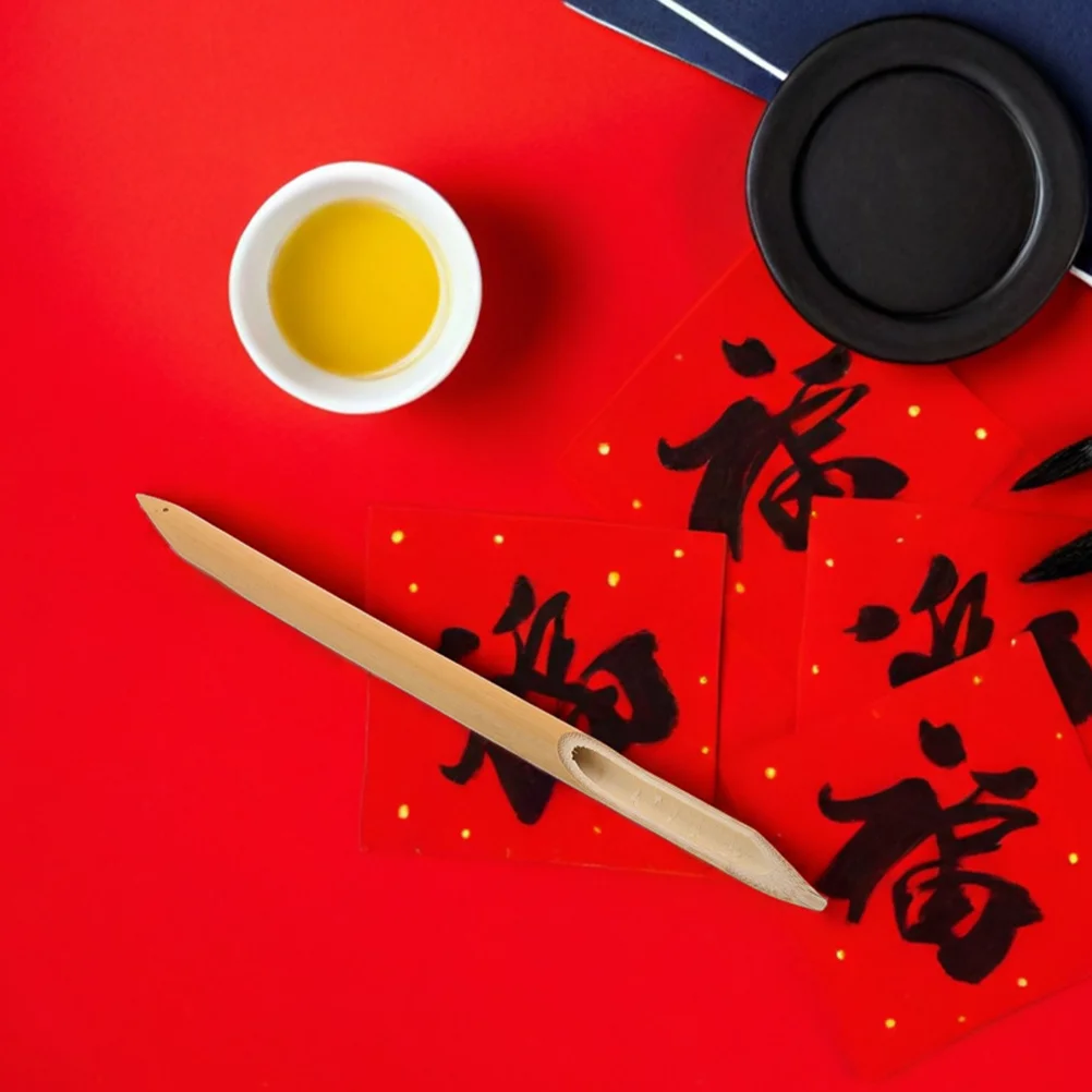 Бамбуковая ручка для тибетской каллиграфии - Фотография_4