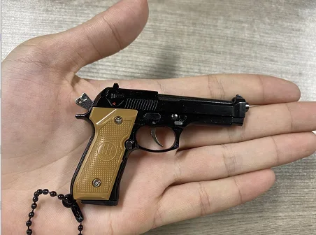 Детские игрушки, металлический пистолет, миниатюрная модель 1 - Фотография_4