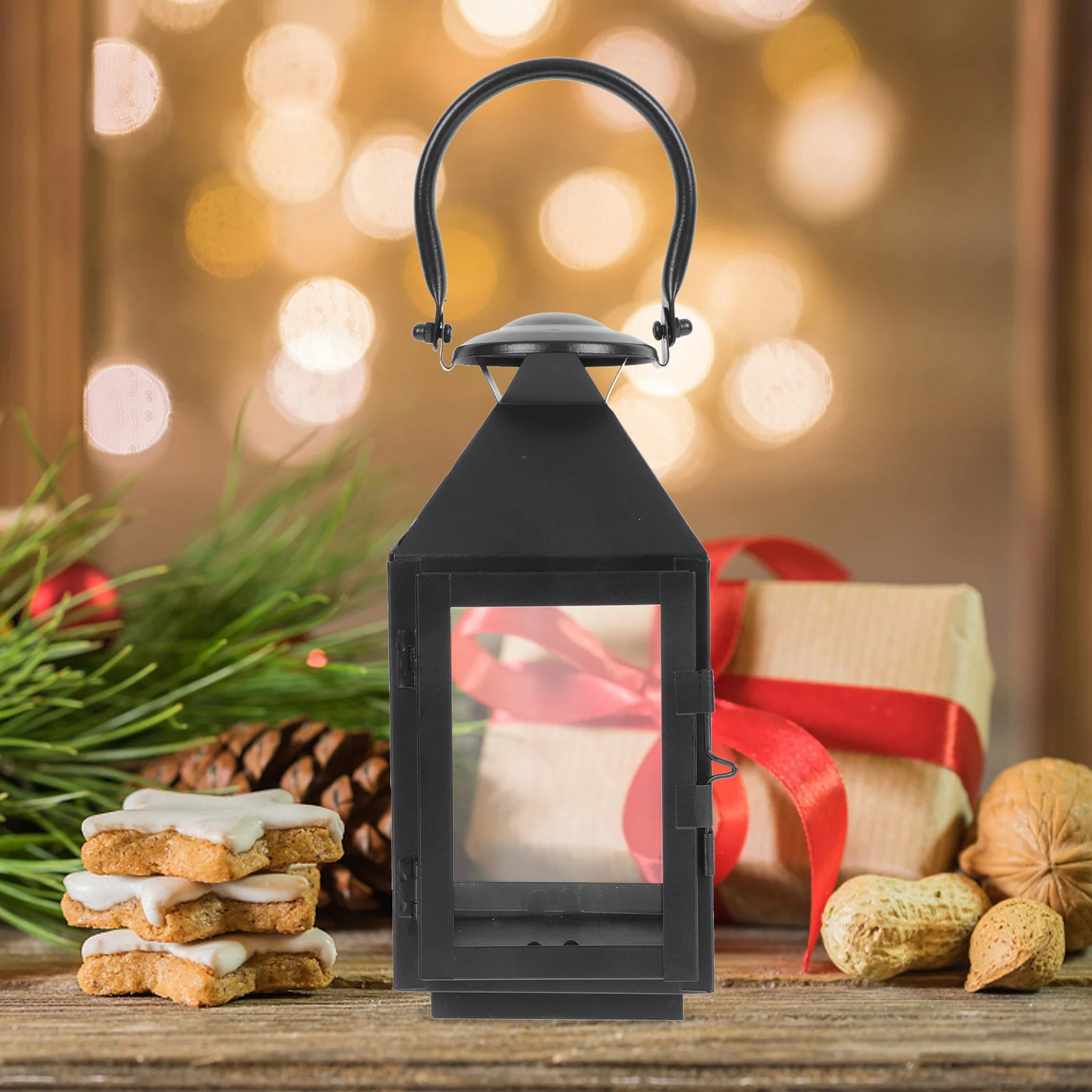 Ветровой фонарь подсвечник железный - Фотография_5