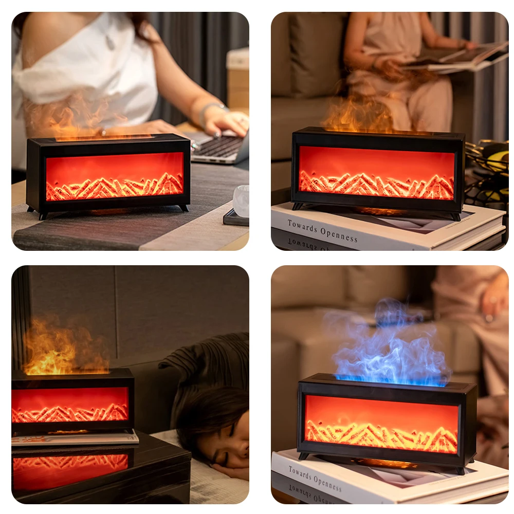 E2 fireplace flame новинка ночные - Фотография_3