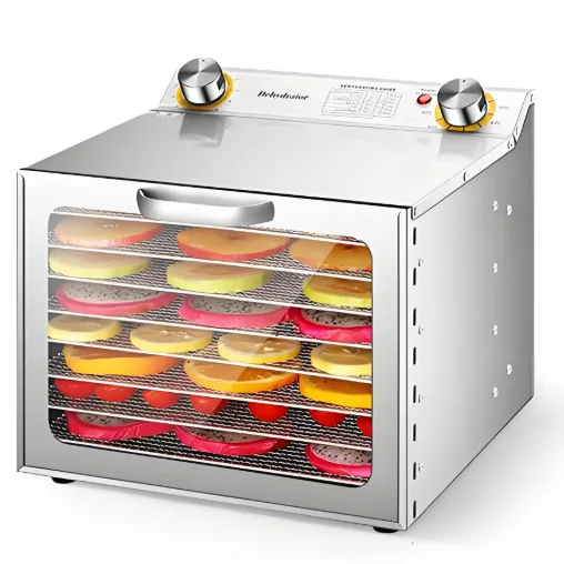 Небольшая бытовая сушилка для фруктов и овощей из нержавеющей стали - Фотография_3