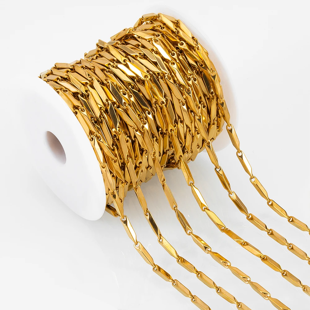 1 метр, геометрическая цепочка 3x16 мм - Фотография_2