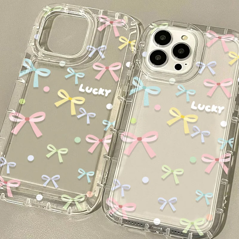 Чехол для телефона с милым бантом для iphone 17 pro max - Фотография_6