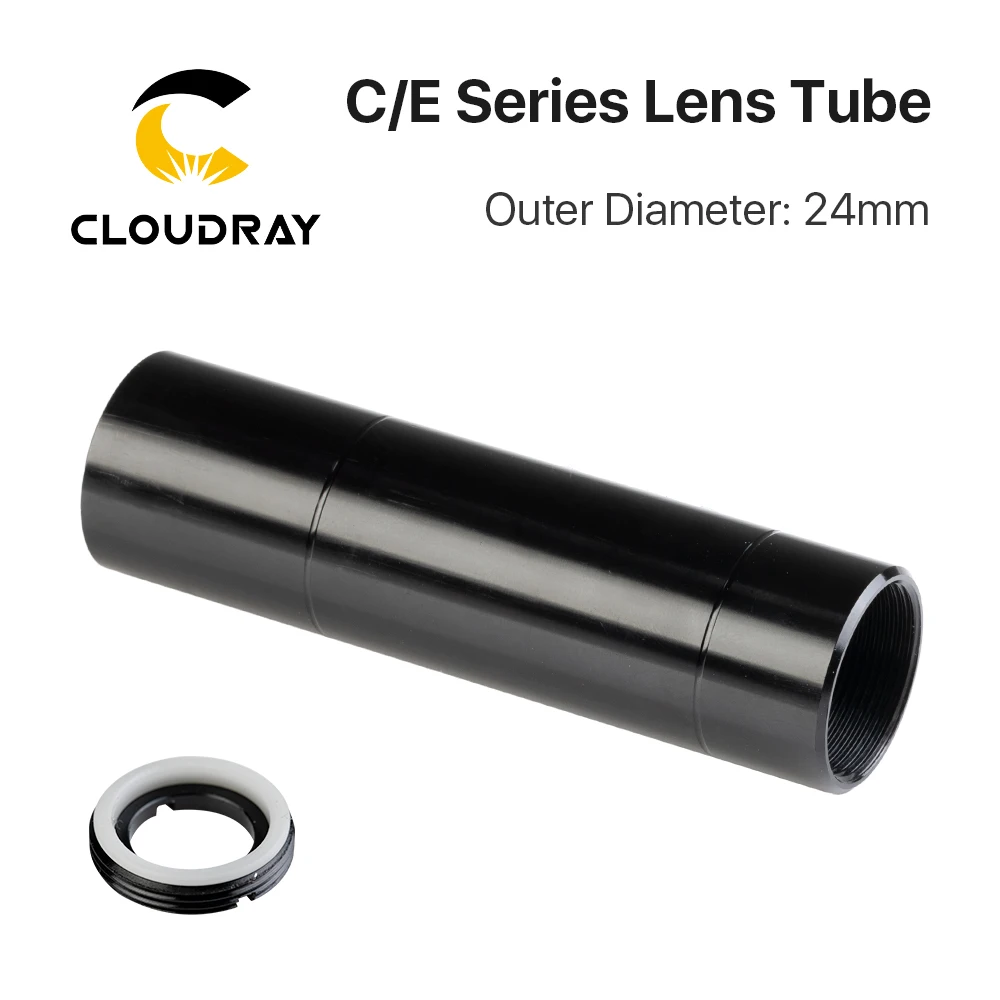 Трубка объектива cloudray co2 o.d.24 мм для объектива d20 f50.8/63