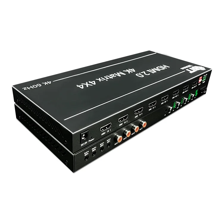 Полностью цифровой матричный коммутатор bitvisus av 4k 2x1 2x2 4x4 pdif