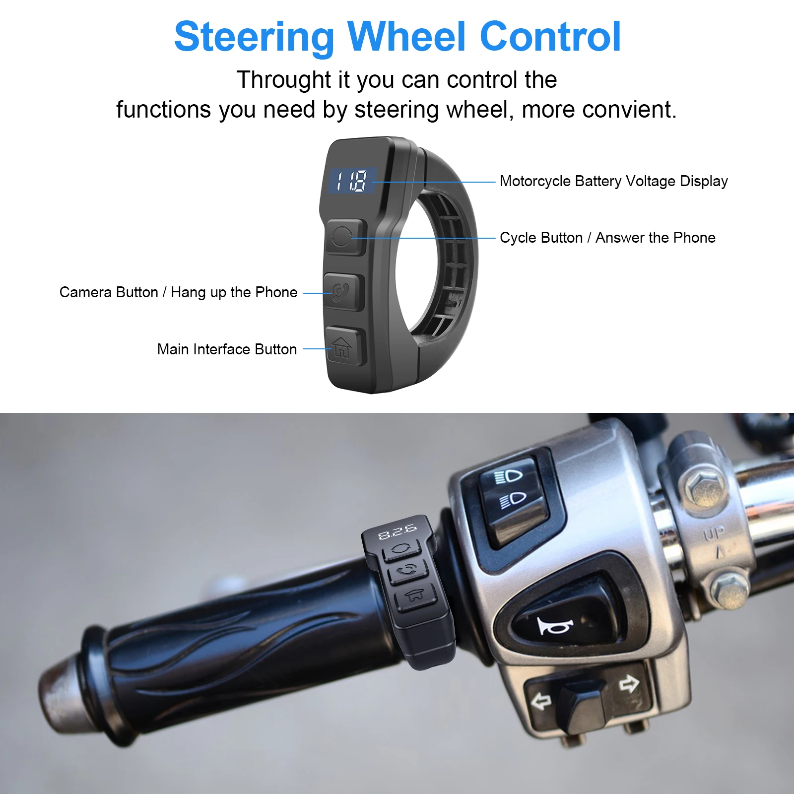 5,5-дюймовый портативный мотоциклетный навигационный экран - Фотография_3