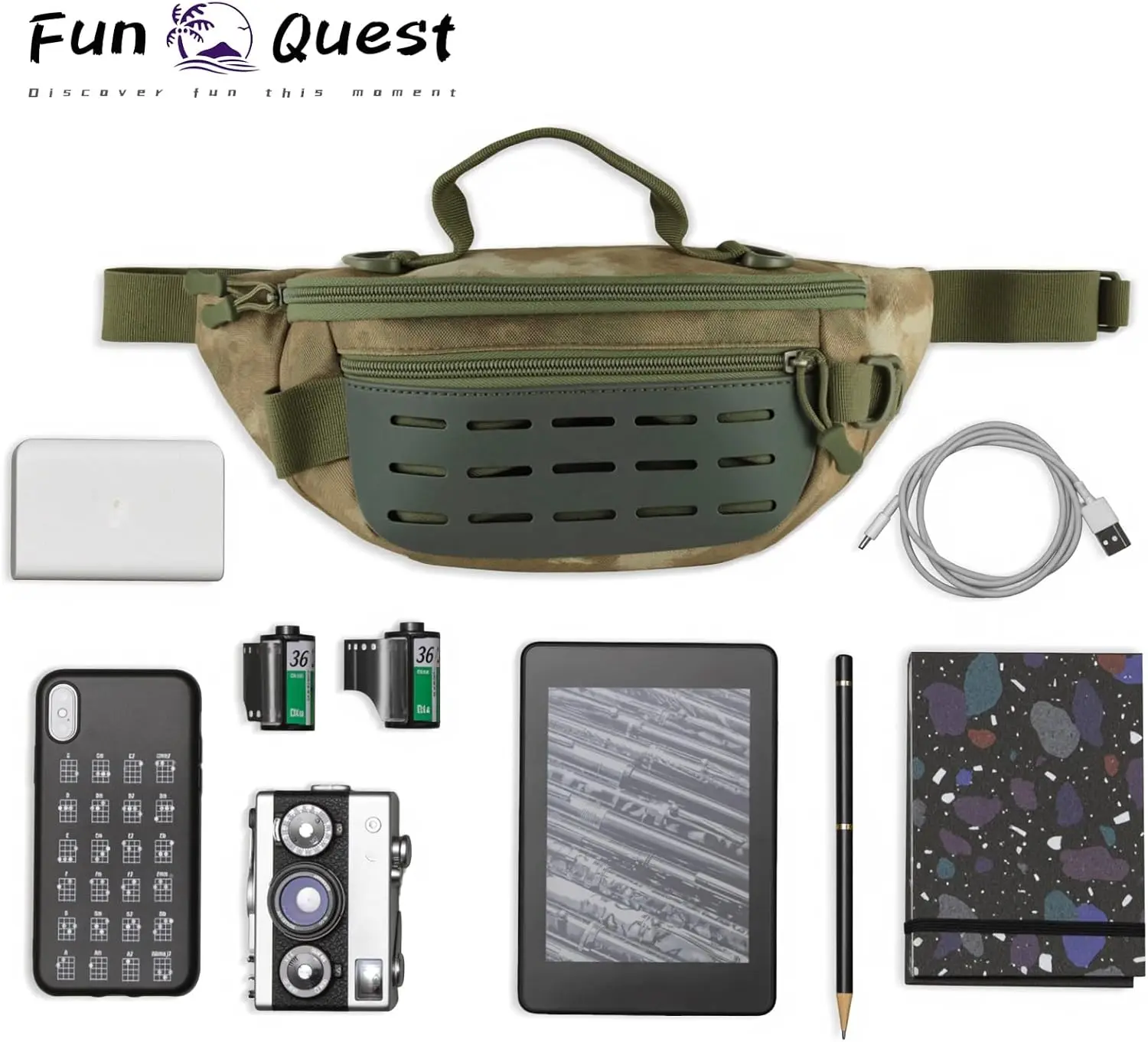 Fanny pack, 5l tactical waist pack - Фотография_5