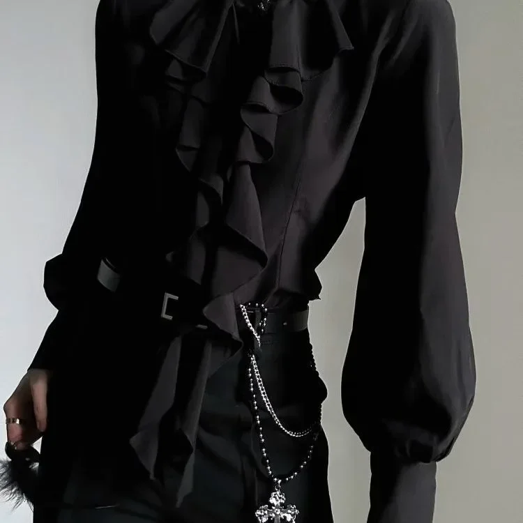 Harajuku винтажная черная нижняя - Фотография_4