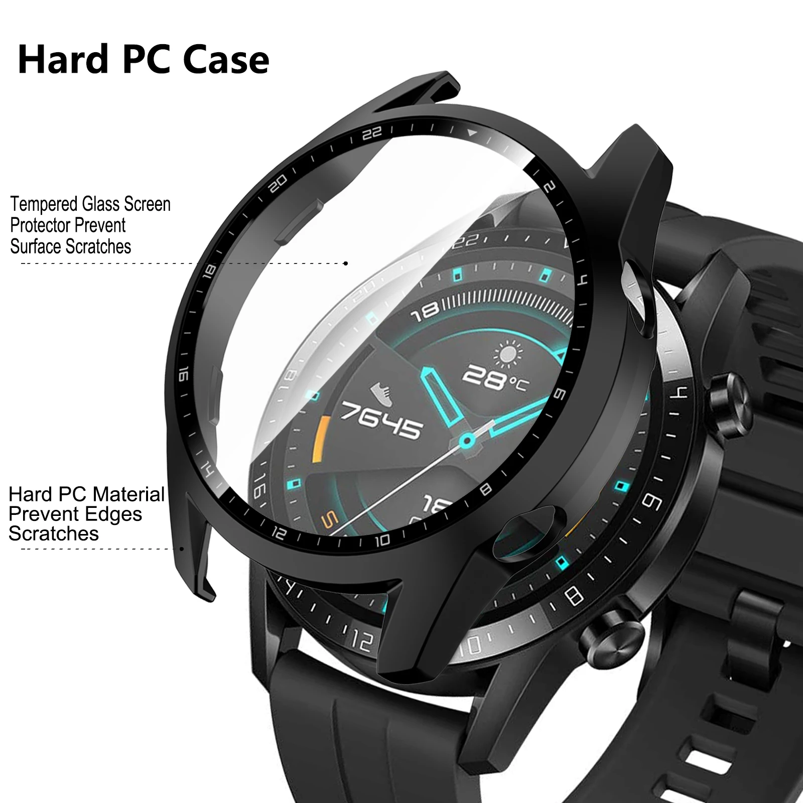 Чехол из закаленного стекла для huawei watch gt2 46 мм - Фотография_3