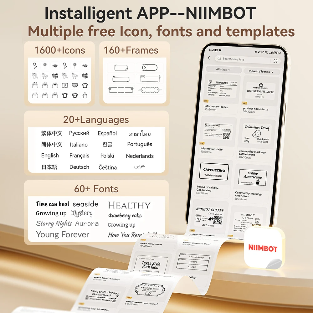 2 рулона niimbot b1 b21 b3s - Фотография_4