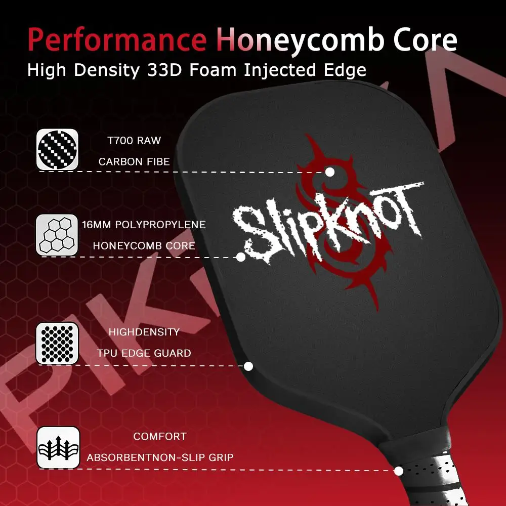 Cool band s-slipknot pickleball - Фотография_2